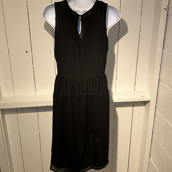 Asos Black Dress Thin Pull Over And Go Dress Size 2 Two Layers - Picture 6 of 14